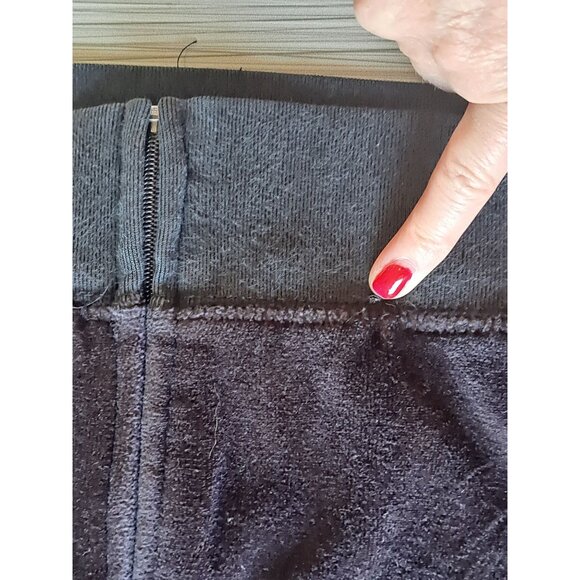 Y2K Juicy Couture Black Velour Hoodie Sunflower Embroidered Logo Womens Size XS - Picture 8 of 13